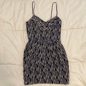 New!! Super Rare!! Myne 100% Silk Mini Dress Size 2